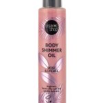 Organic Shop Body Shimmer Oil, με Τριαντάφυλλο & Λίτσι 100ml