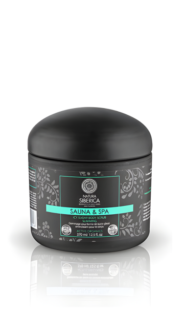 Natura Siberica Sauna & Spa Icy Sugar Body Scrub, Παγωμένο Scrub για Έντονη Σύσφιξη και Σμίλευση, 370ml 0543E