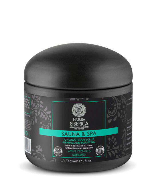 Natura Siberica Sauna & Spa Icy Sugar Body Scrub, Παγωμένο Scrub για Έντονη Σύσφιξη και Σμίλευση, 370ml 0543E