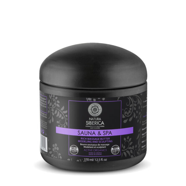 Natura Siberica Sauna & Spa Rich Massage Butter, Πλούσιο Βούτυρο για μασάζ κατά της κυτταρίτιδας, 370ml 0512E