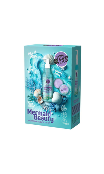 Σετ Δώρου Skin Super Good, Mermaid Beauty για Ενυδάτωση & Λάμψη, 250ml / 100ml